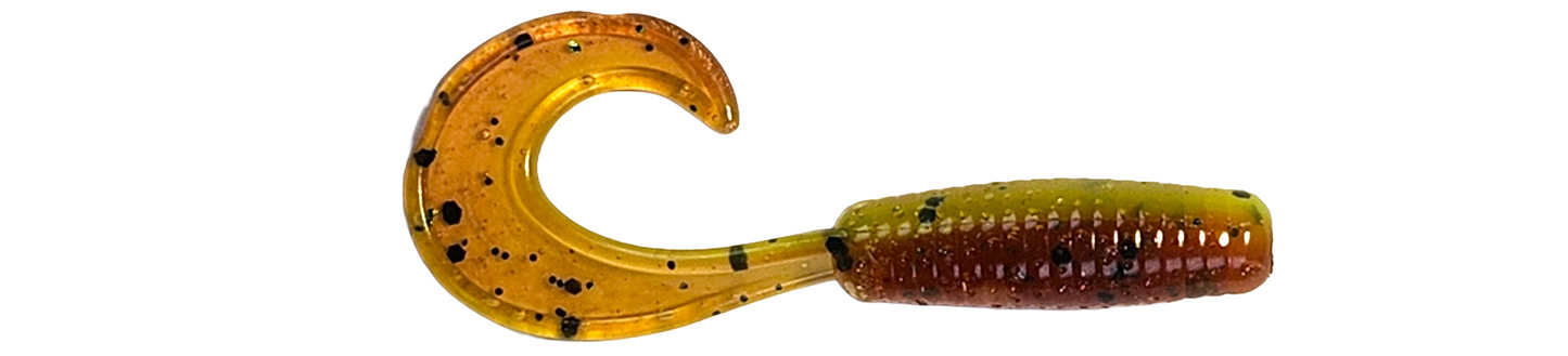 2.5 Curly Tail Grub (Motor Oil)