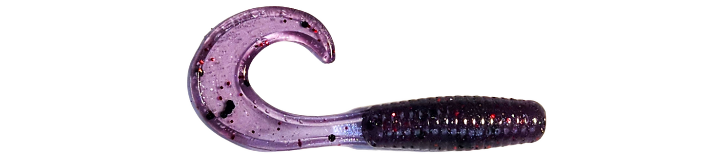 2.5 Inch Curly Tail Grub (June Bug)