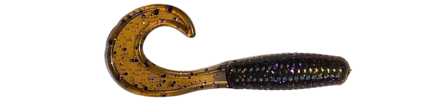 2.5 Curly Tail Grub (Wasatch Shad)