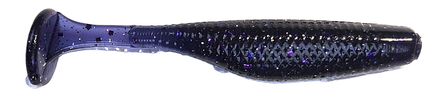 2.8" Paddle Tail Minnow (June Bug)