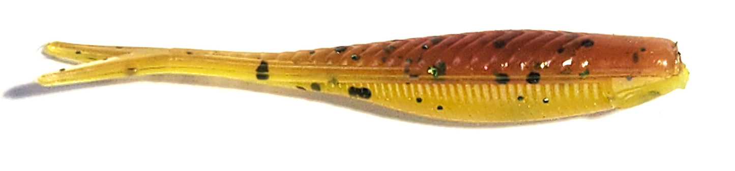 2" Minnow Chartreuse/Motor Oil