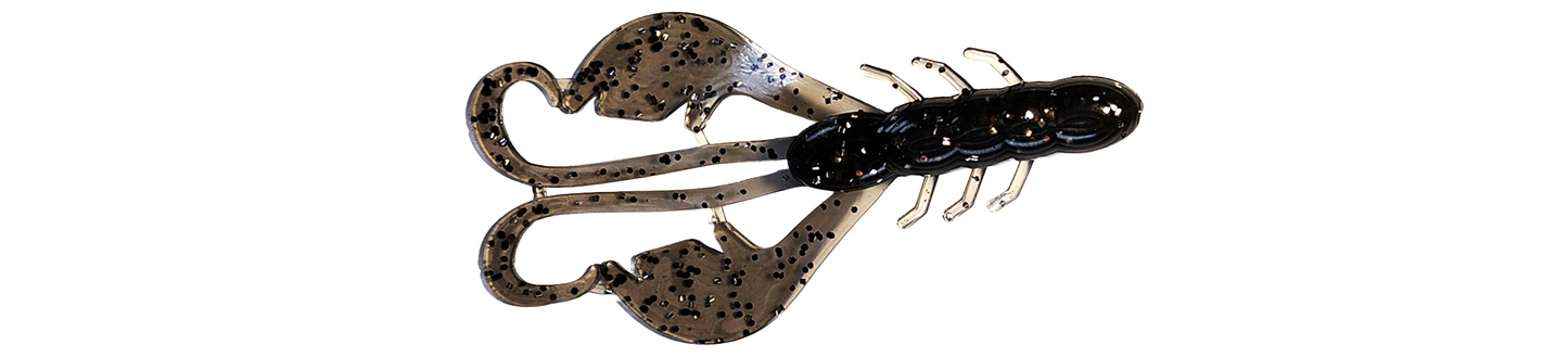 3.5 Inch Frankin Craw (Grey Smoke)