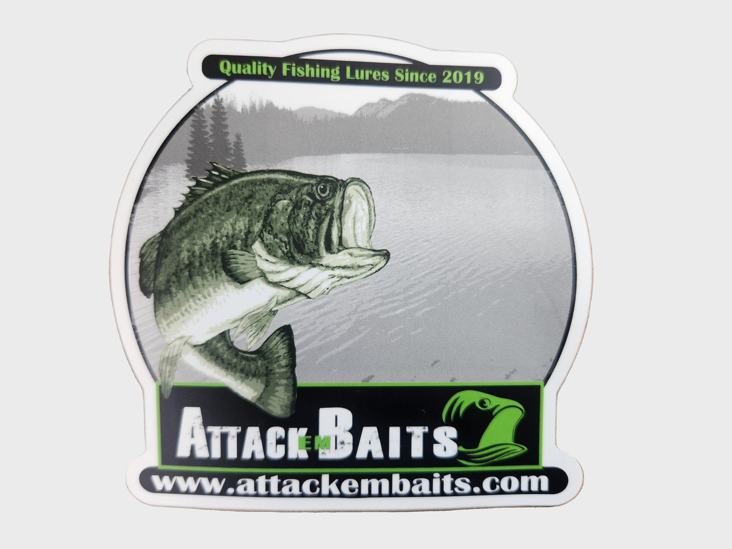 4" Inch Attack em Baits Sticker