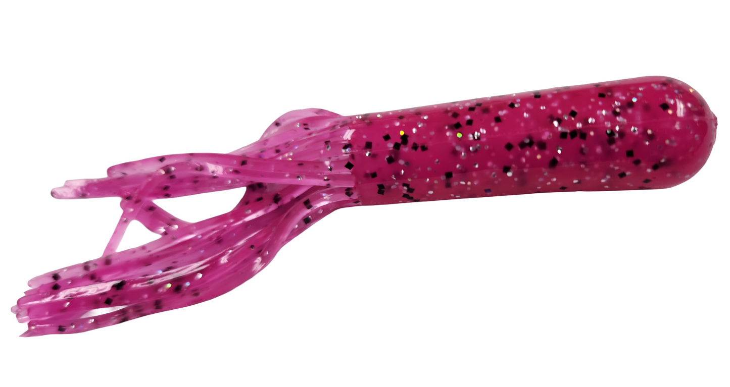 4" Tube Jig Cotton Candy