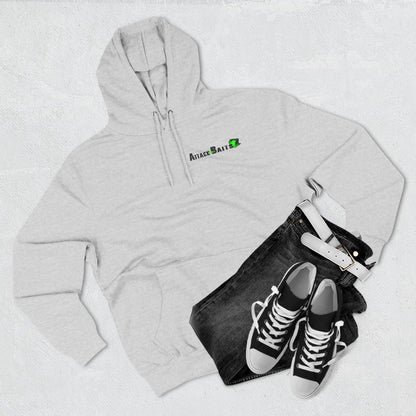 Fishing Hoodie — "Feel the Thrill" Attack Baits Graphic Fleece Hoodie