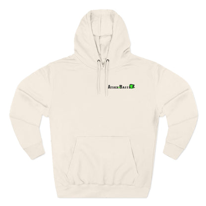 Fishing Hoodie — "Feel the Thrill" Attack Baits Graphic Fleece Hoodie