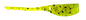 2.25" Fluke (Chartreuse Black Spot)