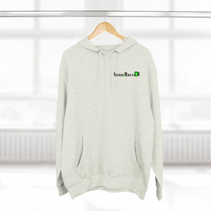 Fishing Hoodie — "Feel the Thrill" Attack Baits Graphic Fleece Hoodie