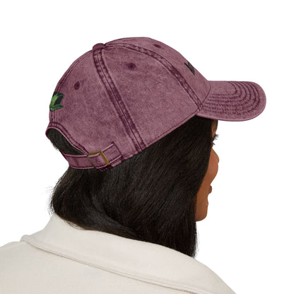 Vintage Embroidered Cap — "Attack Baits" Fishing Logo Hat