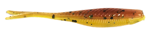2" Split Tail Minnow (Chartreuse Motor Oil)