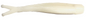 2" Split Tail Minnow (White)