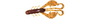 3.5 Inch Frankin Craw (Motor Oil)