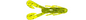 3.5" Crawdaddy (Chartreuse Black Spot)