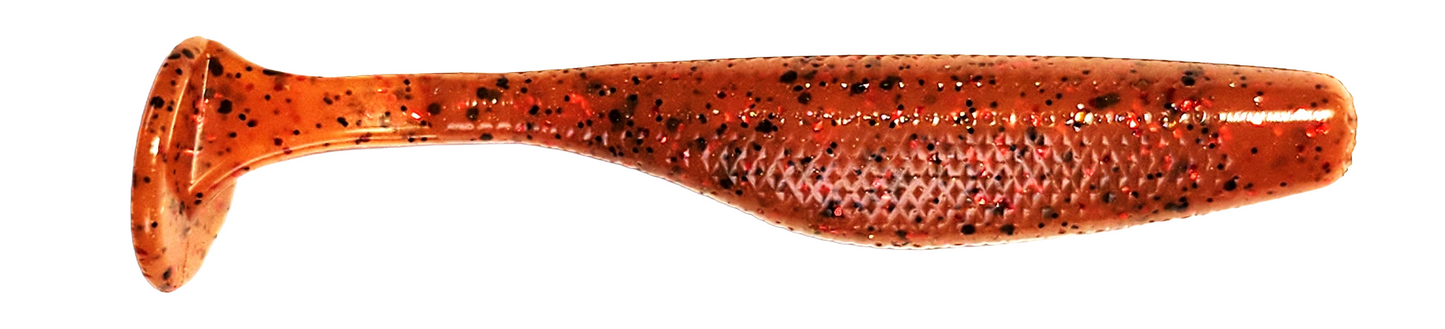 3.8 Paddle Tail Minnow (Cinnamon Roll)