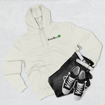 Fishing Hoodie — "Feel the Thrill" Attack Baits Graphic Fleece Hoodie
