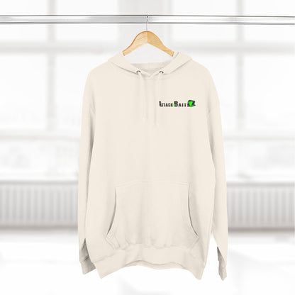 Fishing Hoodie — "Feel the Thrill" Attack Baits Graphic Fleece Hoodie