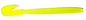 4.15" Curly Tail Worm (Chartreuse)
