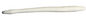 4.75 Inch Finesse Worm (White)