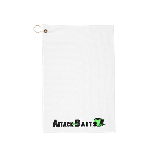 AttackBaits Logo Fish Towel — Microfiber FishTowel with Grommet & Clip