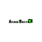 Kiss-Cut Vinyl Decal — "Attack Baits" Logo Sticker (Outdoor-Resistant, Fishing Lure Brand)