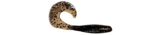 5 Inch Curly Tail Grub (Grey Smoke)