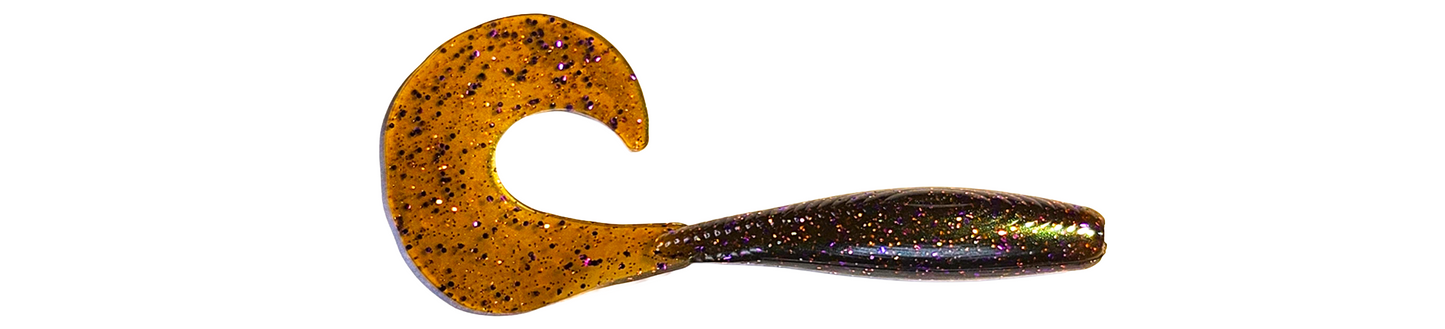 5" Curly Tail Grub (Wasatch Shad)