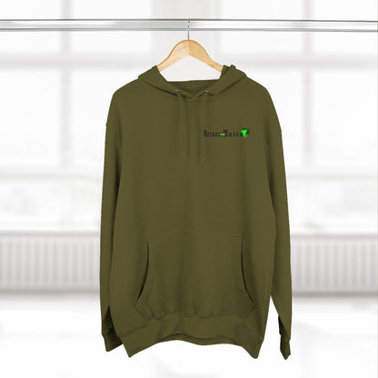 Fishing Hoodie — "Feel the Thrill" Attack Baits Graphic Fleece Hoodie