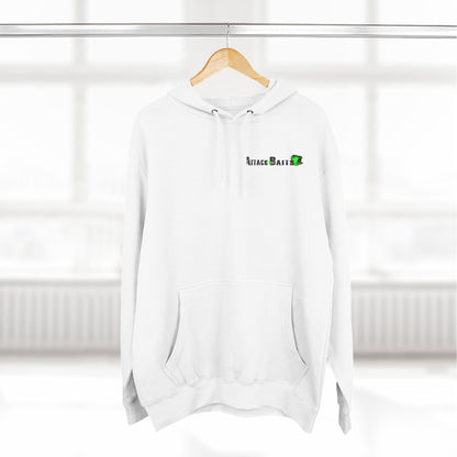 Fishing Hoodie — "Feel the Thrill" Attack Baits Graphic Fleece Hoodie