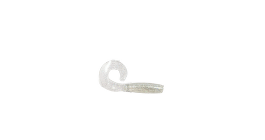 3" Curly Tail Grub Pearl