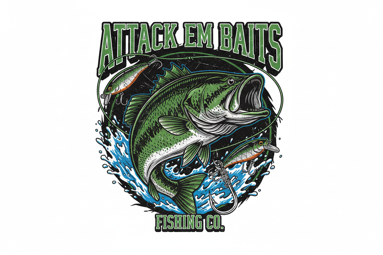 Attack em Baits t shirt