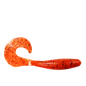 5" Curly Tail Grub Orange Slam
