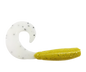 4" Curly Tail Grub Gold Fever/ White