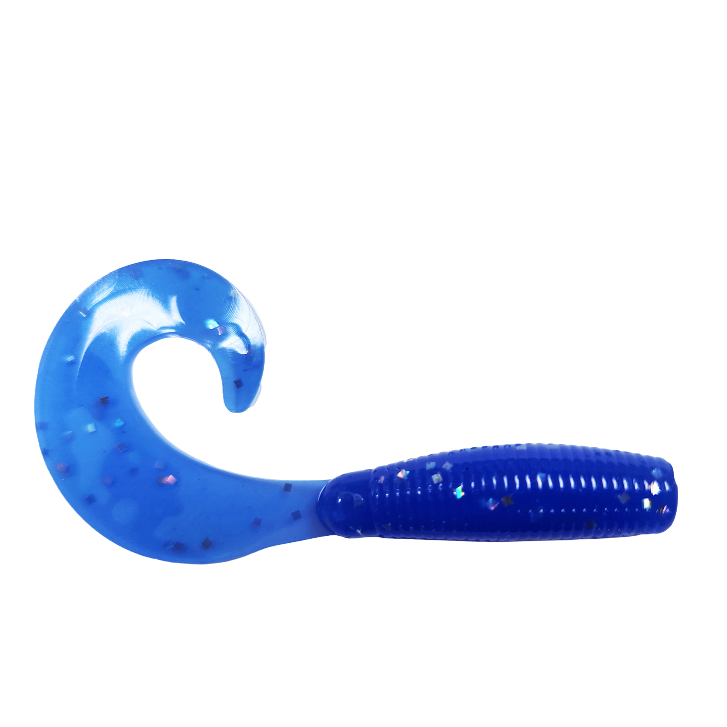 3" Curly Tail Grub Bearlake Blue