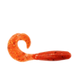 4" Curly Tail Grubs Orange Slam